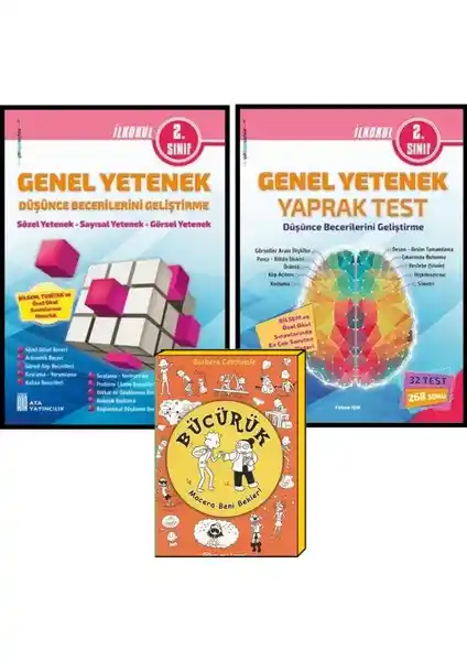 Ata Yayıncılık 2. Sınıf Genel Yetenek Yaprak Testi Bilsem ve Özel Okul Sınavlarına Hazırlık
