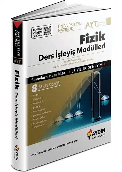 AYIN YAYINLARI AYT Fizik Ders İşleyiş Modülleri Öğrenciler İçin Kapsamlı Eğitim Kaynağı