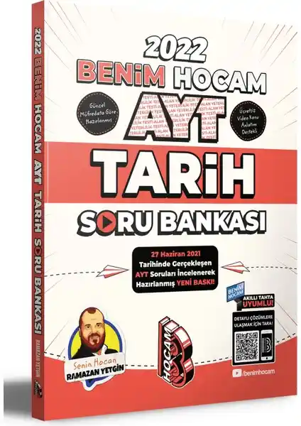 AYT 2022 Tarih Tamamı Video Çözümlü Soru Bankası İncelemesi ve Kullanıcı Yorumları
