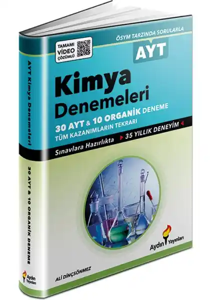 AYT 30 Kimya Deneme Kitabı 2023 Güncel Müfredatla Sınava Hazırlık Kaynağı