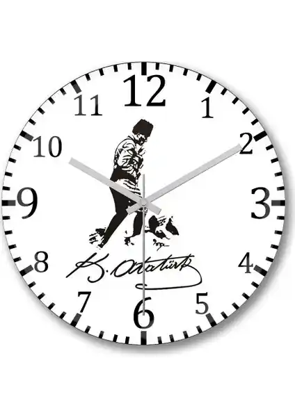 Baskı Dükkanı Atatürk ve Cakasepetim Retro Duvar Saatleri Karşılaştırması