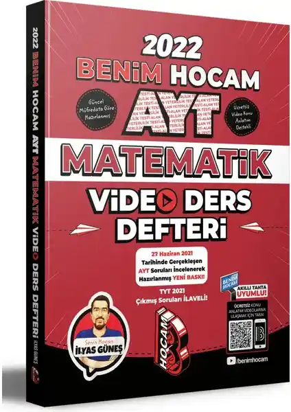 Benim Hocam AYT 2022 Matematik Video Ders Defteri İncelemesi ve Özellikleri