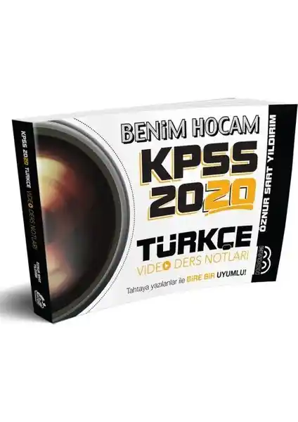 Benim Hocam Yayınları 2020 KPSS Türkçe Video Ders Notları İncelemesi ve Değerlendirmesi