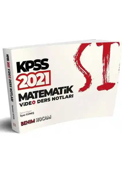 Benim Hocam Yayınları 2021 KPSS Matematik Video Ders Notları Sınava Hazırlık İçin Kapsamlı Çalışma Kaynağı