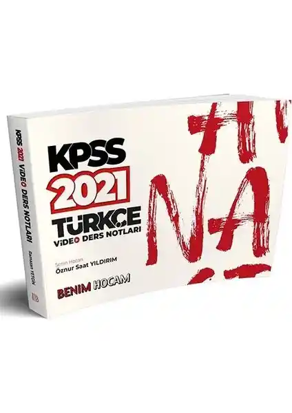 Benim Hocam Yayınları 2021 KPSS Türkçe Video Ders Notları Detaylı İnceleme ve Değerlendirme