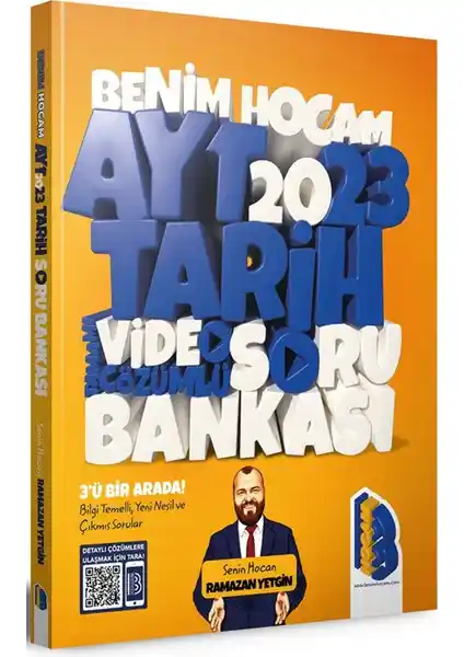 Benim Hocam Yayınları 2023 AYT Tarih Tamamı Video Çözümlü Soru Bankası İncelemesi