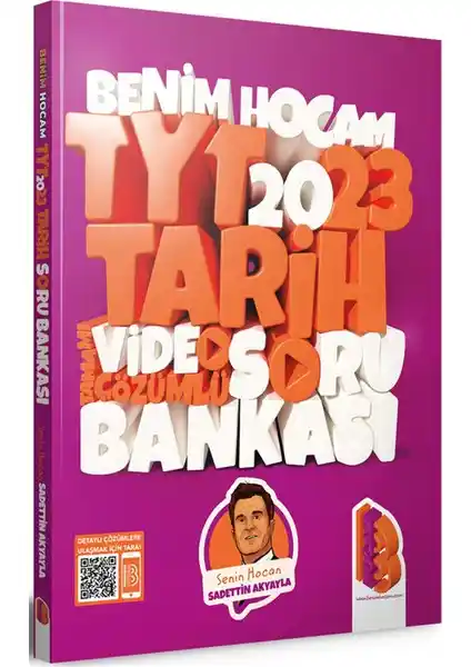 Benim Hocam Yayınları 2023 TYT Tarih Tamamı Video Çözümlü Soru Bankası