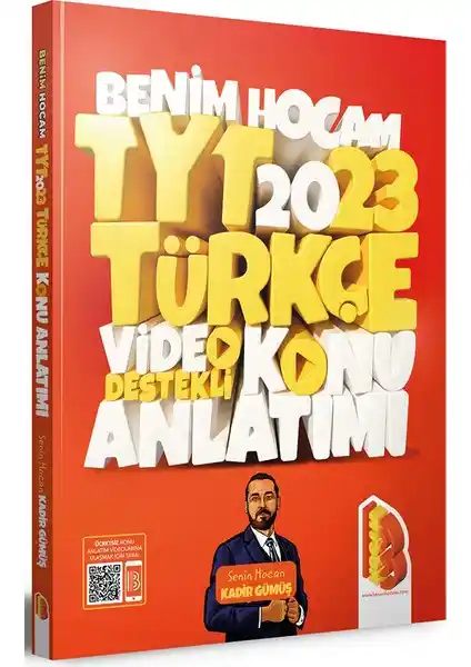Benim Hocam Yayınları 2023 TYT Türkçe Video Destekli Kaynaklarıyla Sınava Hazırlık