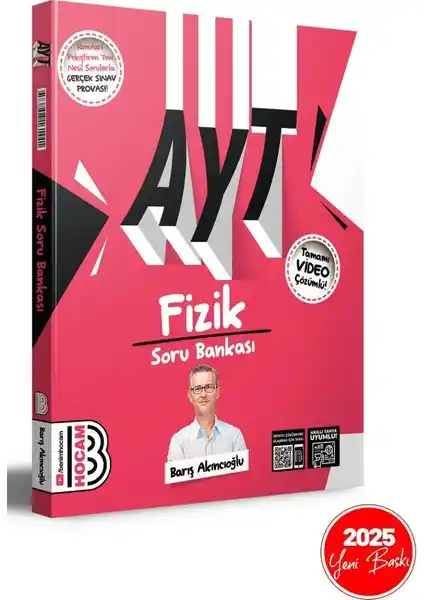 Benim Hocam Yayınları 2025 AYT Fizik Tamamı Video Çözümlü Soru Bankası İncelemesi