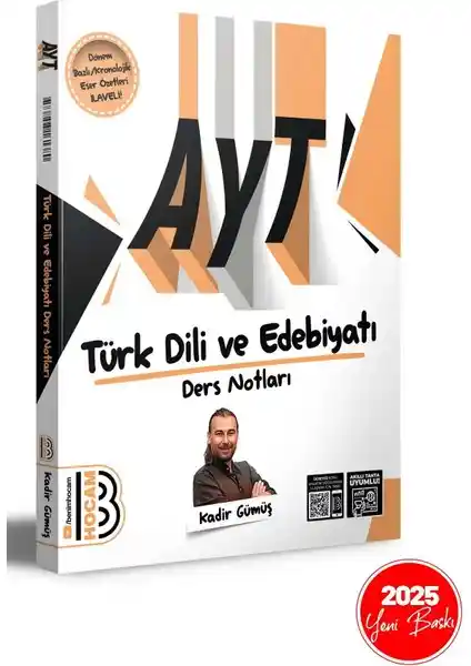 Benim Hocam Yayınları 2025 AYT Türk Dili ve Edebiyatı Ders Notları Detaylı Öğrenme Kaynağı