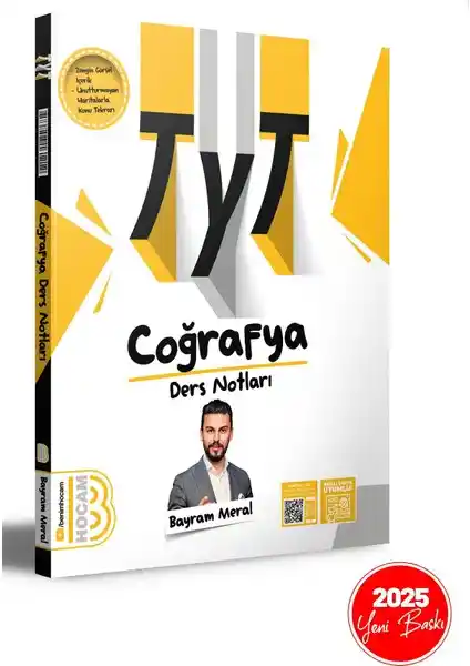 Benim Hocam Yayınları 2025 TYT Coğrafya Ders Notları Öğrencilerin Başarısını Artıran Rehber