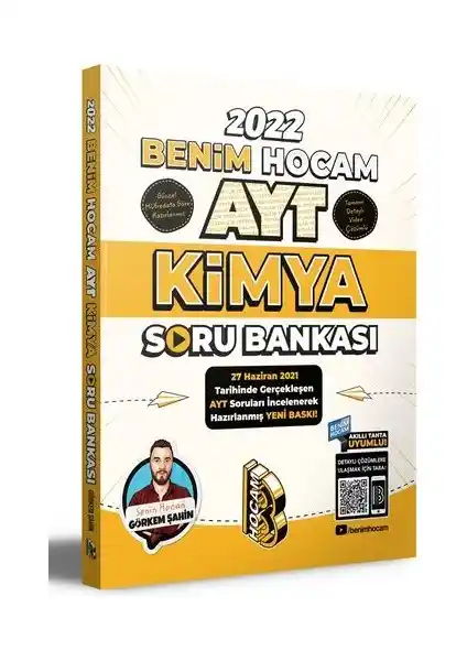 Benim Hocam Yayınları AYT 2022 Kimya Soru Bankası Detaylı İnceleme ve Değerlendirme