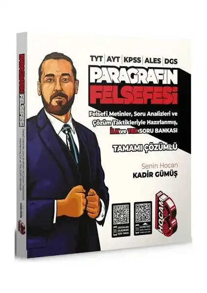 Benim Hocam Yayınları Paragrafın Felsefesi Soru Bankası Üniversite ve KPSS Hazırlıklarına Uygun