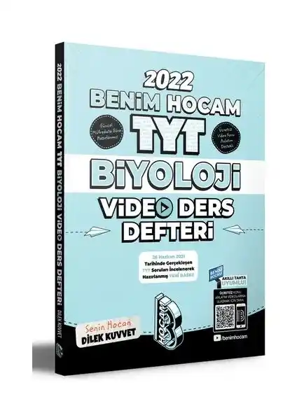 Benim Hocam Yayınları TYT 2022 Biyoloji Video Ders Defteri Detaylı İnceleme ve Kullanım Özellikleri