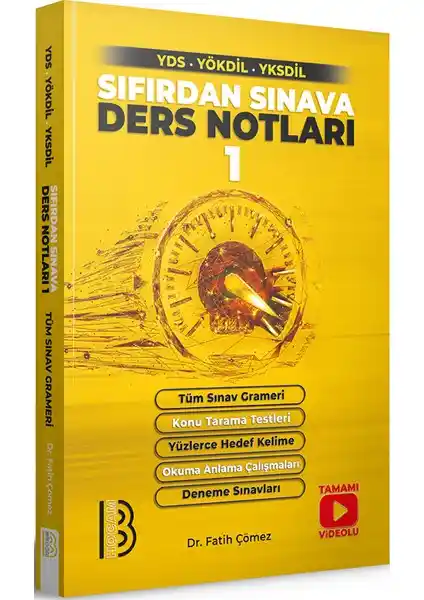 Benim Hocam Yayınları YDS - YÖKDİL - YKS Dil Sınavlarına Hazırlık İçin Ders Notları 1