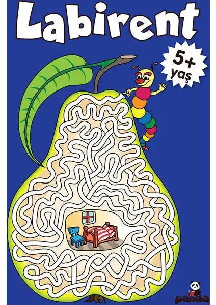 Beyaz Panda Yayınları 5+ Yaş Çocuklar İçin Labirent Kitabı Gelişimsel ve Eğlenceli Eğitim Aracı