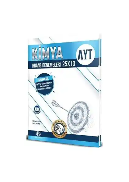 Bilgi Sarmal AYT Kimya 25 x 13 Branş Denemeleri Sınava Hazırlık İçin Güncel ve Pratik Çalışma Kaynağı