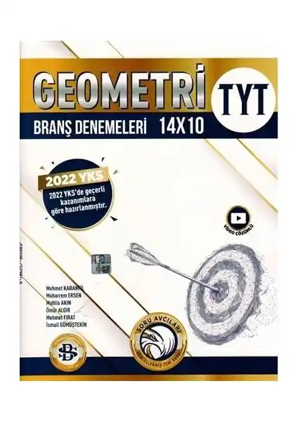 Bilgi Sarmal Yayınları TYT Geometri 14 x 10 Branş Denemeleri Sınava Hazırlık Kitabı