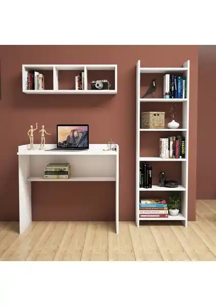 Bimossa Mahidevran ve Nurbanu Çalışma Masası ve Kitaplık Karşılaştırması ve Altyapı Seçenekleri