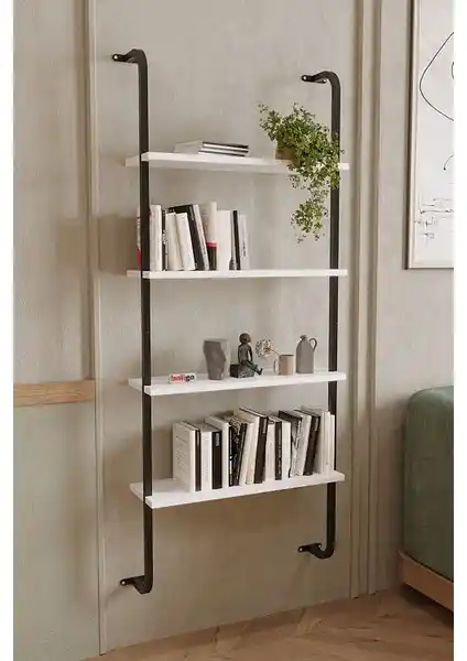 Bofigo 4 Raflı Duvara Monte ve 5 Raflı Dekoratif Kitaplık Karşılaştırması