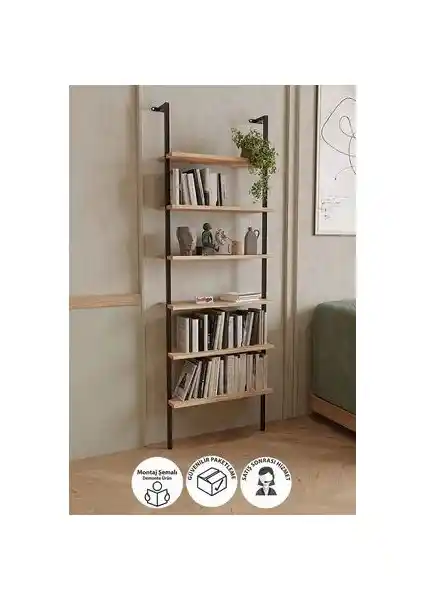 Bofigo 6 Raflı Duvara Monte ve Ağaç Kitaplık Karşılaştırması ve Özellikleri