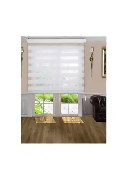 Brillant Beyaz Bambu Zebra Perde ve Bizden Perde Koyu Kahve Pileli Zebra Perde Karşılaştırması