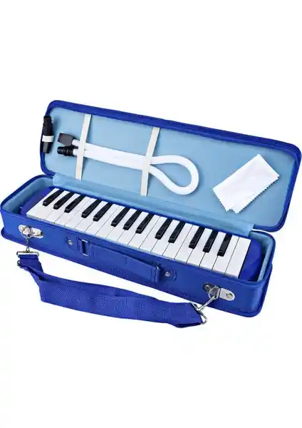 Brons Melodika 32 Tuşlu Mavi: Müzik Eğitimine Uygun Dayanıklı ve Şık Enstrüman