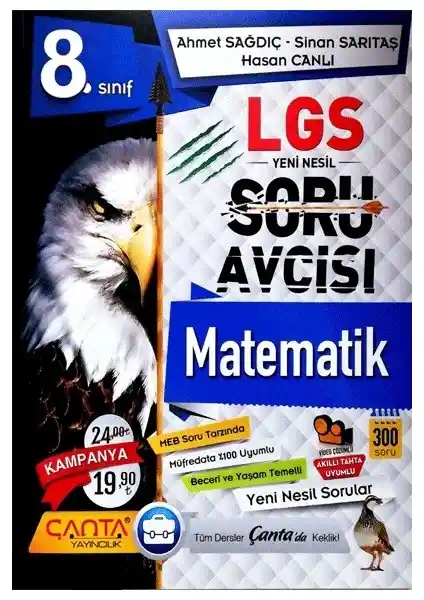 Çanta Yayınları 8. Sınıf LGS Matematik Soru Avcısı Kitabı Detaylı İnceleme ve Değerlendirme