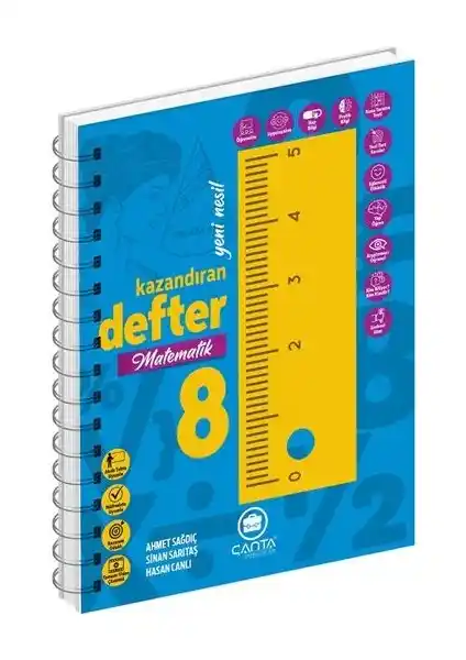 Çanta Yayınları 8. Sınıf Matematik Okula Yardımcı Kazanılan Defteri Detaylı Tanıtım ve Özellikler