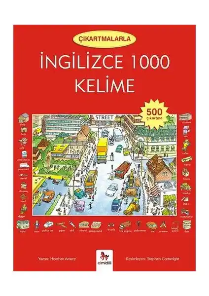 Çocuklar İçin Eğlenceli ve Eğitici İngilizce Kelime Öğrenme Kitabı: Almidilli Yayınları