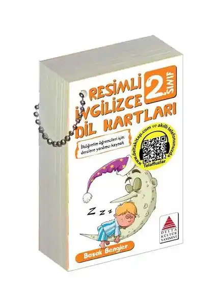 Delta Kültür Resimli İngilizce Dil Kartları 2. Sınıf Öğrencileri İçin Öğretici Materyal