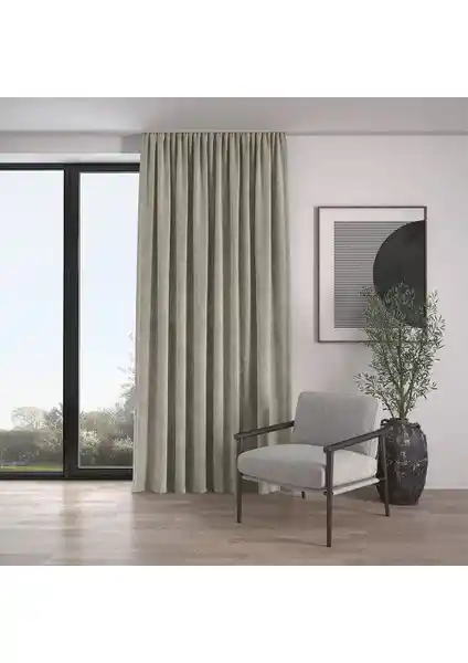 Demor Home Kadife Dokulu Ekstrafor ve Perhal Pilesiz Fon Perdeleri Karşılaştırması