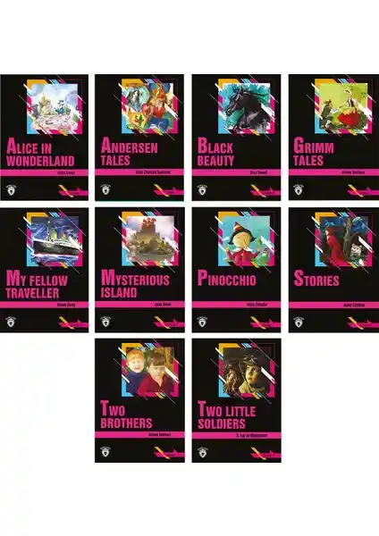 Dorlion Yayınları İngilizce Stage-1 10’lu Set: Klasik Hikayelerle Başlangıç Seviyesi Öğrenme