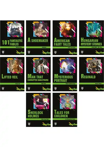 Dorlion Yayınları İngilizce Stage-3 10'lu Set: Geniş İçerikli ve Öğrenmeye Uygun Kitap Koleksiyonu