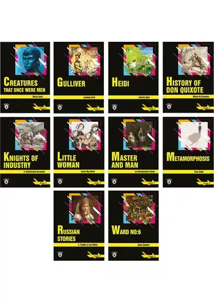 Dorlion Yayınları İngilizce Stage-4 10'lu Set: Kapsamlı ve Kültürel İçerikli Dil Öğrenme Kaynağı