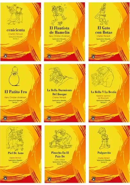 Dorlion Yayınları İspanyolca Hikayeler Serisi: 9 Kitaplık Öğrenme Seti ve Özellikleri