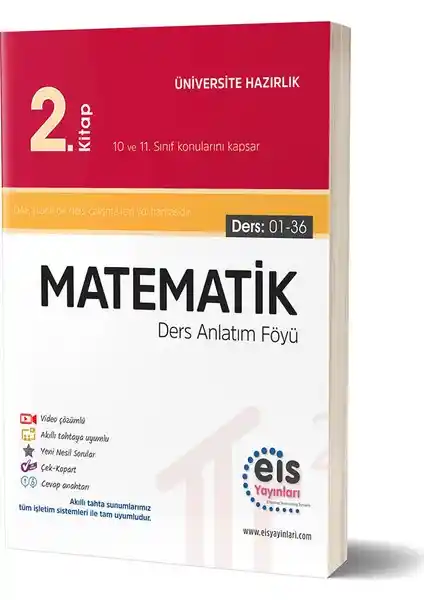 Eis Yayınları YKS Matematik 2. Kitap DAF Güncel İçerik ve Pratik Çözüm Teknikleriyle