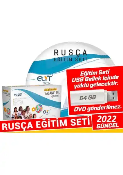 Elit Rusça Görüntülü Eğitim Seti: Başlangıçtan İleri Seviyeye Kapsamlı Dil Öğrenme Aracı
