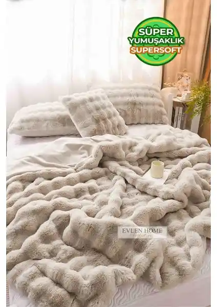 Evlen Home Collection Kürk Yorgan ve Pamuklu Aimar Yatak Örtüsü Karşılaştırması