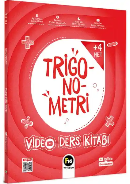 F10 Yayınları Trigonometri Video Ders Kitabı: Güncel ve Kapsamlı Öğrenme Kaynağı