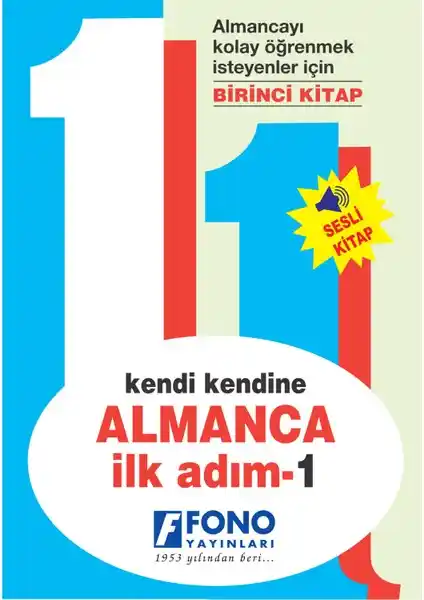 Fono Almanca İlk Aşam 1 (Cd'li) - Temel Almanca Öğrenimi İçin Uygun Eğitim Kaynağı