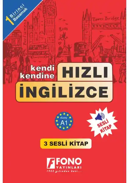 Fono Kendi Kendine Hızlı İngilizce Seti: Başlangıç Seviyesi İçin Etkili Eğitim Materyali