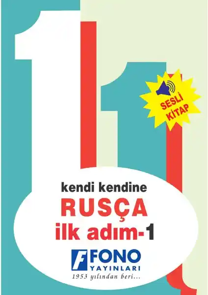 Fono Rusça İlk Aşam 1 Cd'li: Temel Rusça Öğrenme Rehberi ve Pratik Kaynak