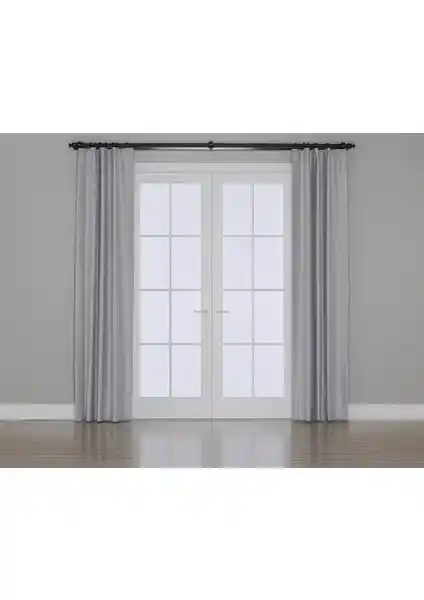 Gauze Fabric Design Taş Renk Blackout Perde ile Taç Antrasit Blackout Perde Karşılaştırması