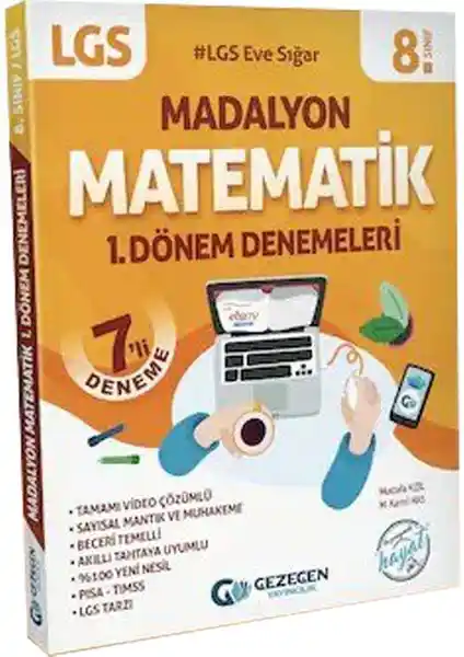 Gezegen Yayıncılık 8. Sınıf LGS Matematık Deneme Kitabı ile Sınava Etkili Hazırlık
