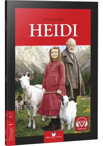 Heidi Aşama 1 İngilizce Hikaye Kitabı Çocuklar İçin Başlangıç Seviyesi