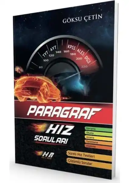 Hız ve Renk Yayınları Paragraf Hız Soruları: Üniversite ve KPSS Sınavlarına Uygun Çalışma Kaynağı