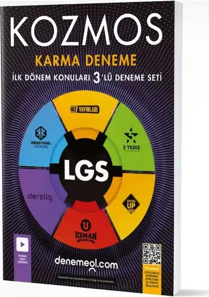 Hız Yayınları 8. Sınıf Kozmos LGS Deneme Seti İlk Dönem İçin Güncel ve Kapsamlı