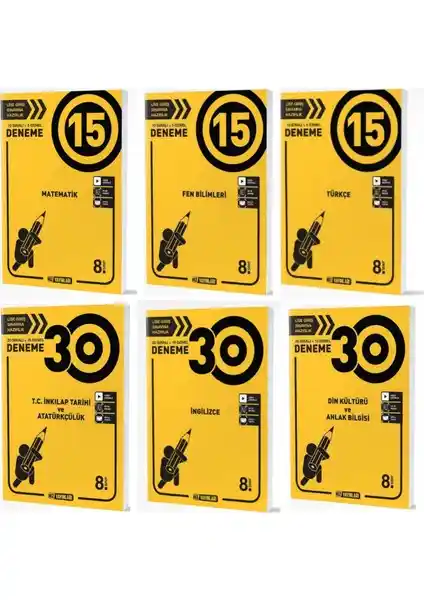 Hız Yayınları 8. Sınıf LGS Deneme Sınavları Seti: Sınava Hazırlık ve Başarı Artırıcı Kitap