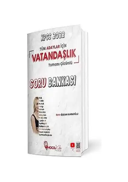 Hoca Kafası Yayınları 2022 KPSS Vatandaşlık Tamamı Çözümlü Soru Bankası İncelemesi